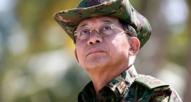 शासन सत्ता हातमा लिएका सेना प्रमुख मिन ओङ ह्लाइङ यसअघि सन् २०१७ को डिसेम्बरमा नेपाल भ्रमणमा आएका थिए ।