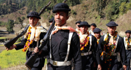 प्रतिकात्मक गाेरखा सैनिक