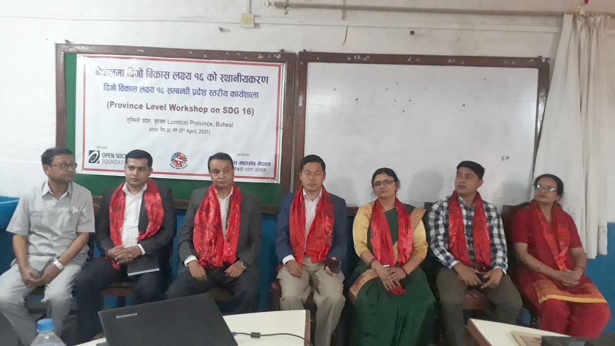 लुम्बिनी प्रदेशको दिगो विकासका लागि प्रदेश सरकार संवेदनशिल छ : डा. गौतम