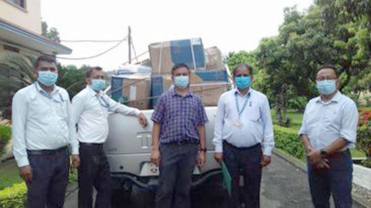 गोर्खा वेलफेयर ट्रष्टद्वारा आठ करोड बढीको स्वास्थ्य सामाग्री सहयोग  