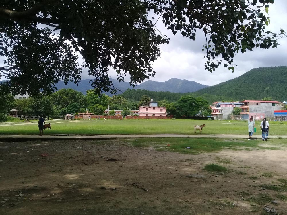 मासिदैछ बुटवलको खुल्ला ठाउँ