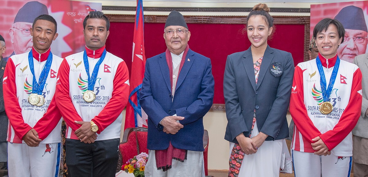 सागका पदक विजेता खेलाडी, प्रशिक्षकलाई नगद पुरस्कारको घोषणा, कसले कति पाउँछन् ?