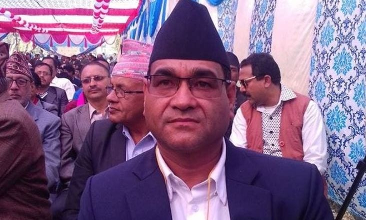 सडकमानवबारे प्रदेश ५ का आन्तरिक मामिला तथा कानुनमन्त्री कुलप्रसाद केसी