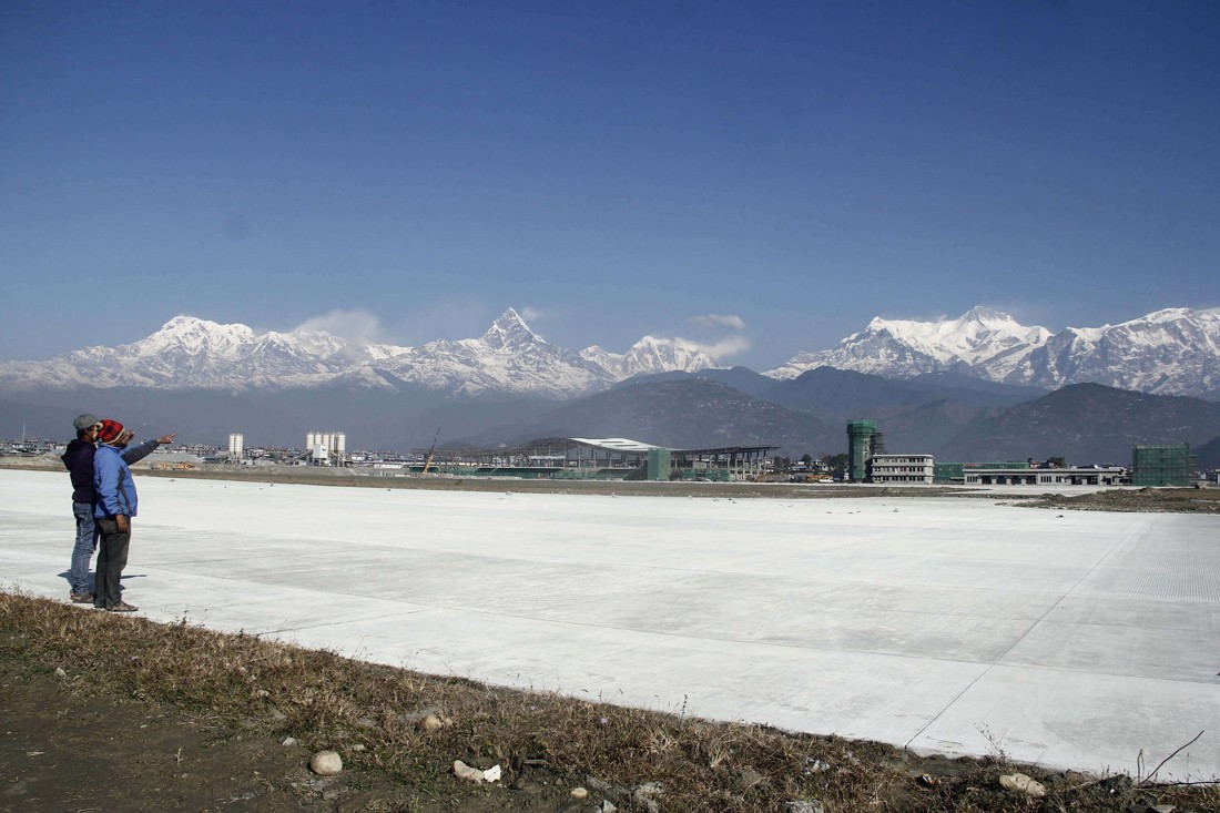 पोखरा विमानस्थलको काम छ महिना अगाडि नै सकिने