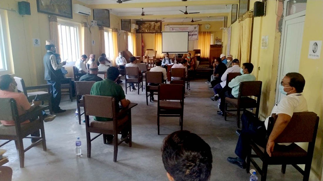 लकडाउनको मोडालिटी परिवर्तनबारे रुपन्देहीमा थालियो छलफल
