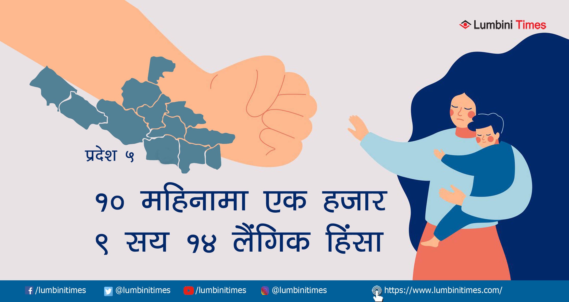 घरेलु हिंसा : बाँके पहिलो, रुपन्देही दोस्रो, रुकुममा सबैभन्दा कम