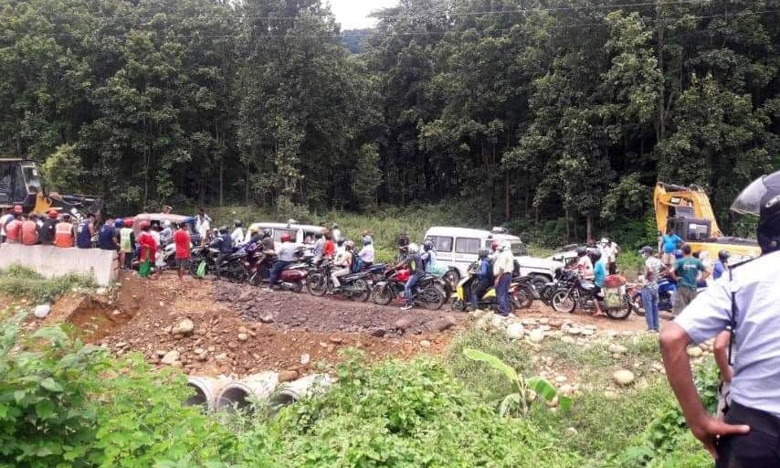 डाईभर्सन बनाएपछि खुल्यो पूर्वपश्चिम राजमार्ग