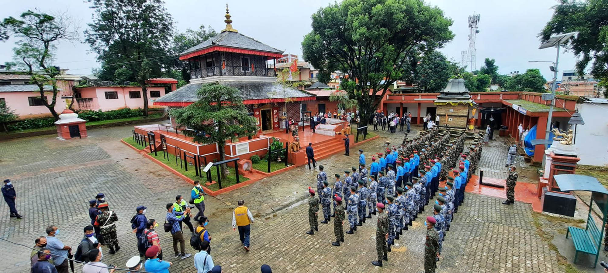कोरोना भाइरसको जोखिमका कारण मन्दिर परिसरमा सीमित पाल्पाको ऐतिहासिक भगवती जात्रा