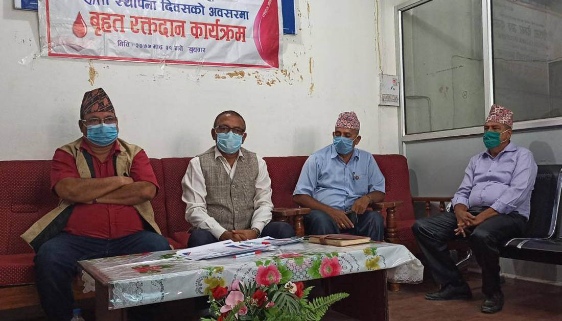 स्थापना दिवसको अवसरमा रक्तदान
