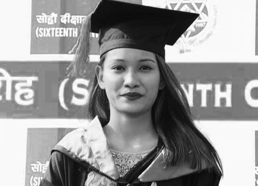 बुटवलमा स्कुटी अनियन्त्रित भएर पल्टिँदा युवतीको मृत्युु
