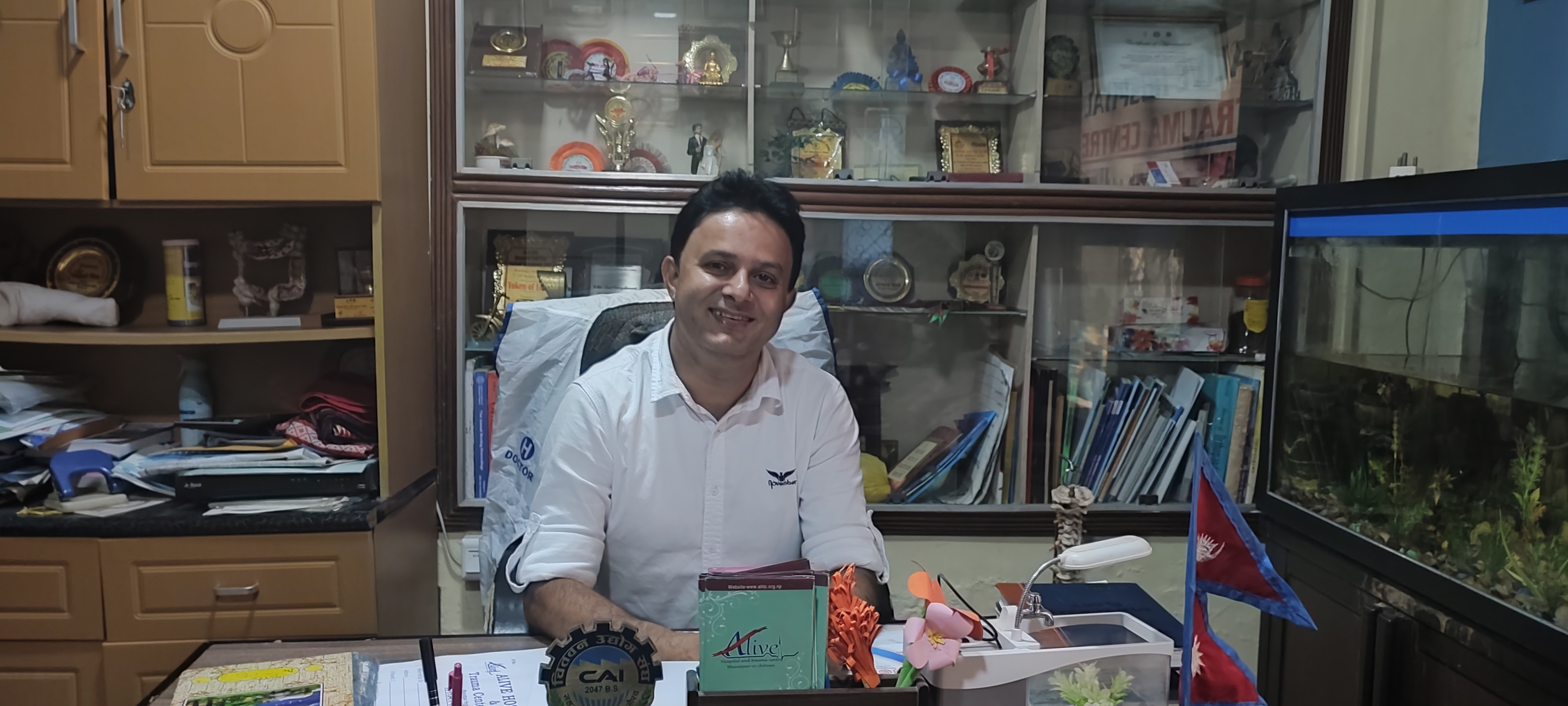 मोफसलमा ट्रमाको उत्कृष्ट अस्पताल बनाउने तयारीमा लामिछाने
