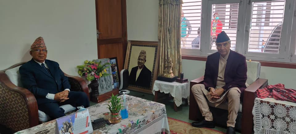 नेपालको निम्तोमा प्रधानमन्त्री देउवा कोटेश्वरमा