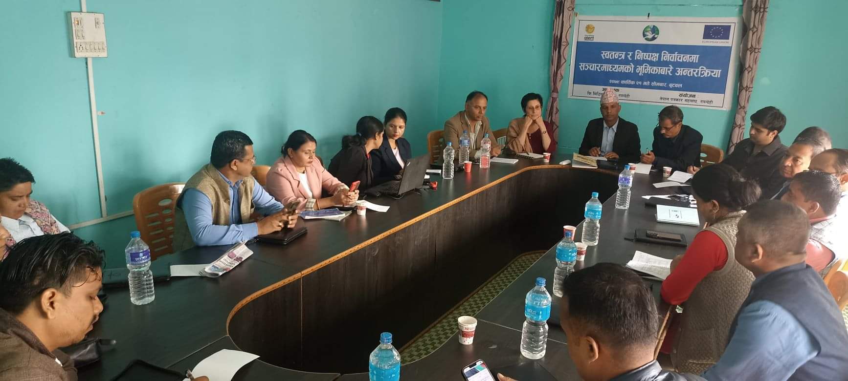 निर्वाचन स्वतन्त्र र निष्पक्ष बनाउन सञ्चार माध्यमको भूमिकाबारे अन्तरक्रिया