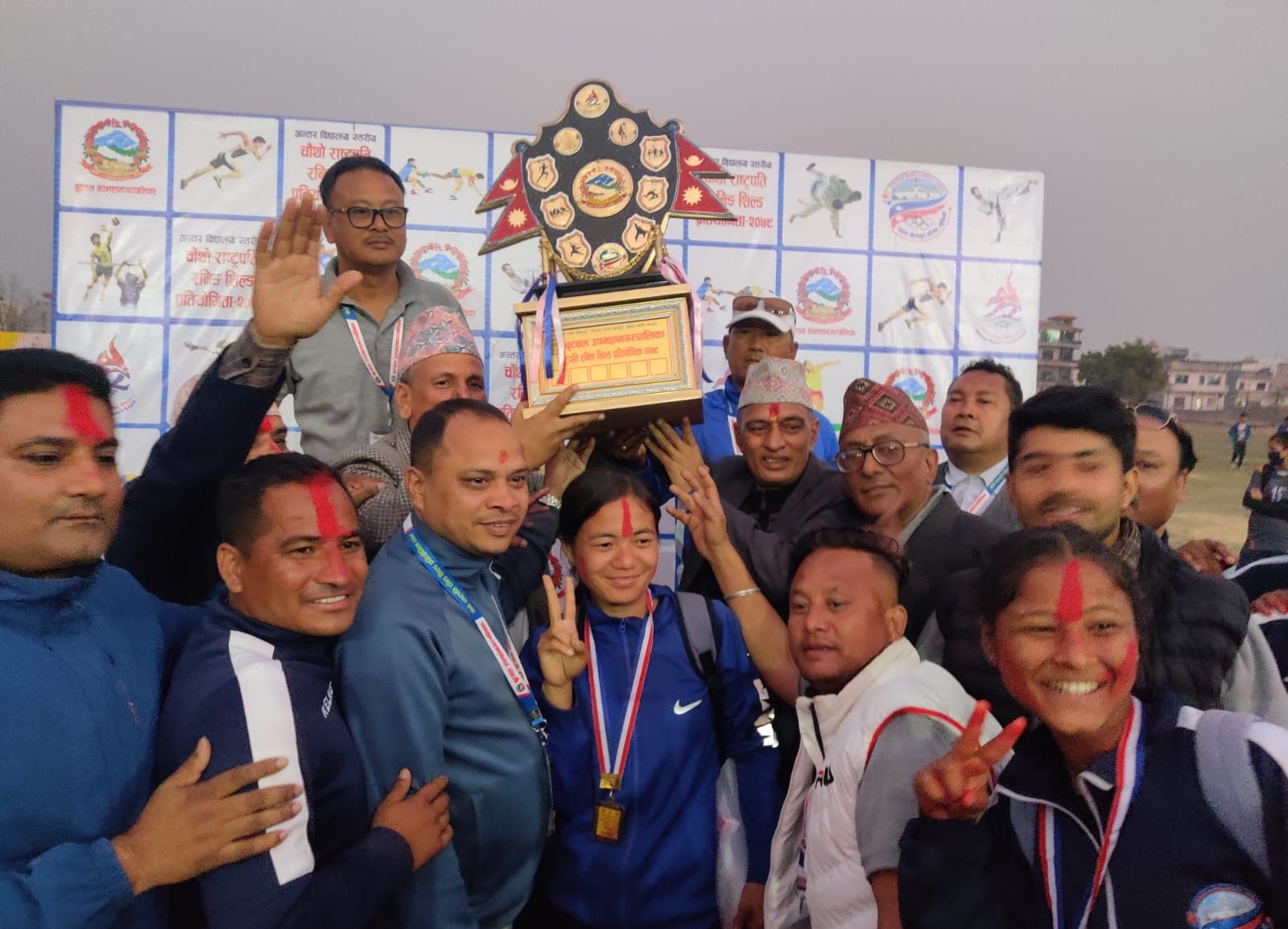 बुटवलको राष्ट्रपति रनिङ्ग शिल्डमा २९ पदक जित्दै कालिका प्रथम