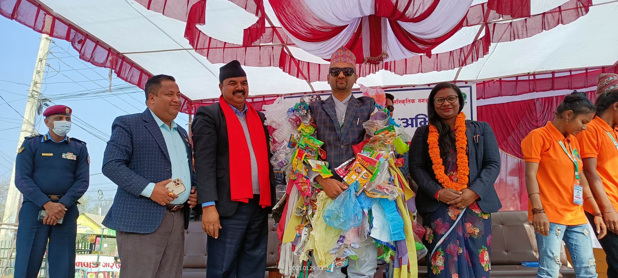 लुम्बिनीमा शून्य पोलोथिन अभियान शुरु