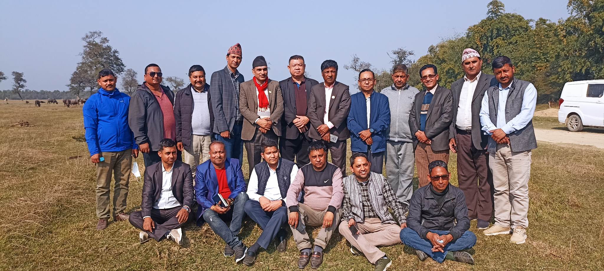 स्वास्थ्यमन्त्री पन्थी सहितको टोलीद्धारा बौद्धस्थलको अवलोकन 