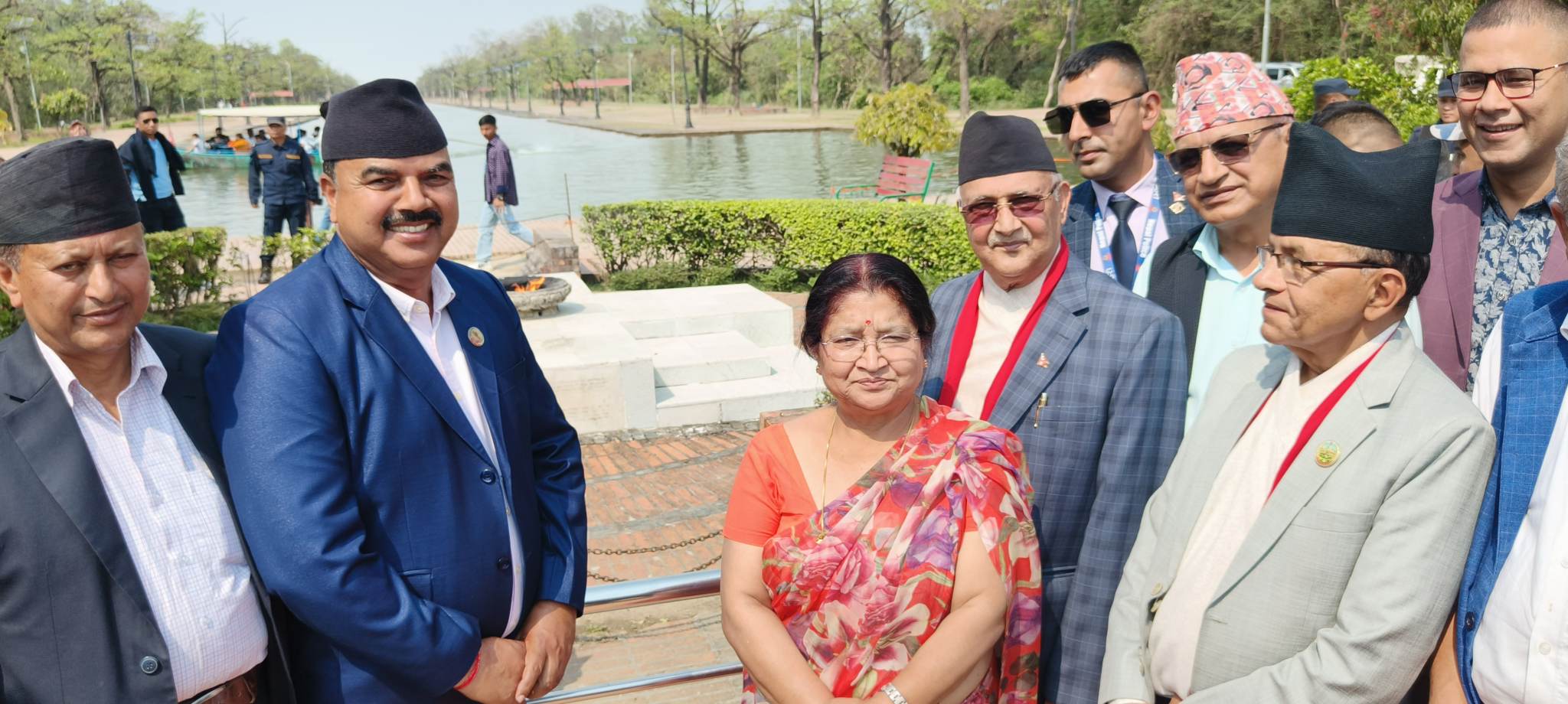 एमाले अध्यक्ष ओलीले गरे लुम्बिनी भ्रमण