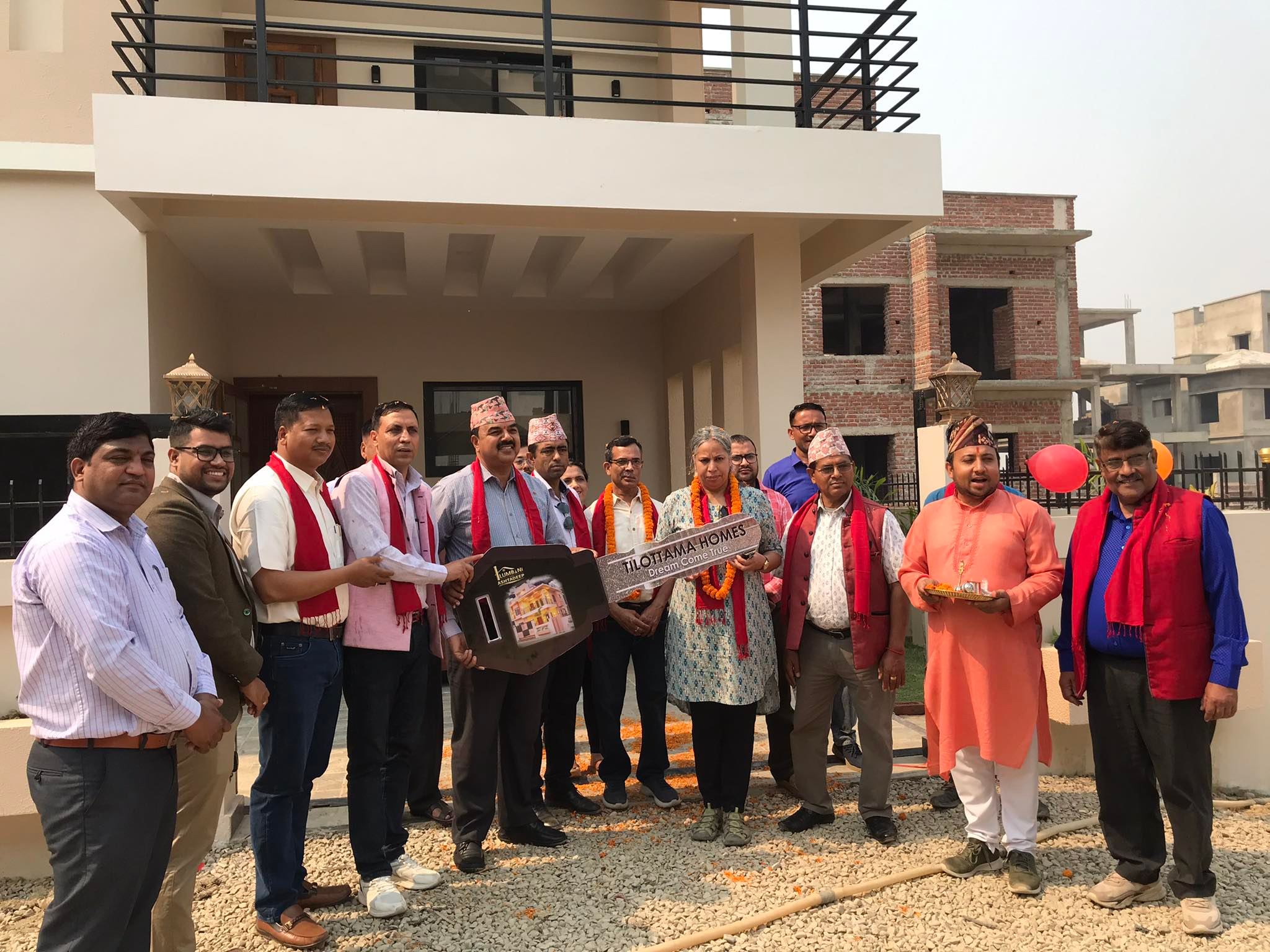 तिलोत्तमा होम्स्मा सुरु भयो घर हस्तान्तरण