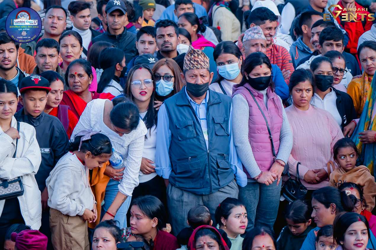 लुम्बिनी एक्स्पोः  दर्शकको चाप बढ्दो