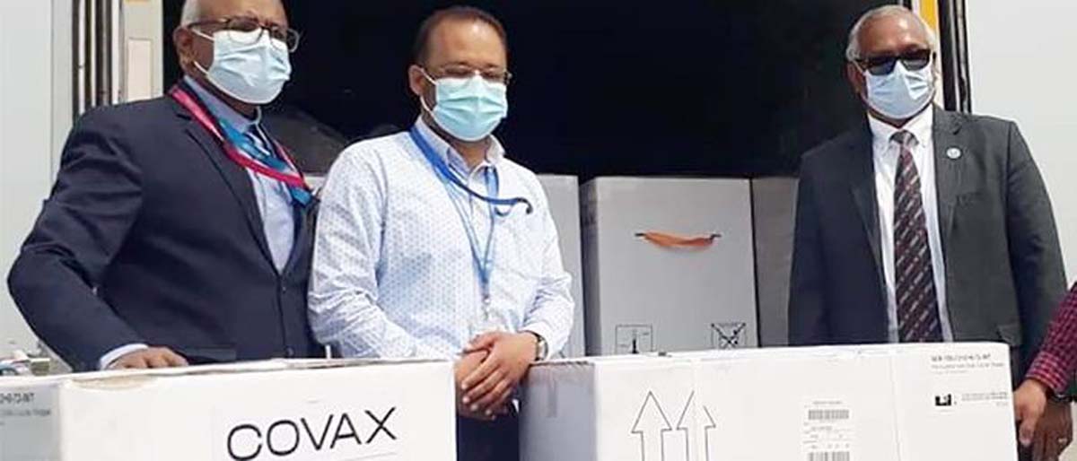 कोभ्याक्स सुविधाको खोपको पहिलो खाेप आइपुग्यो