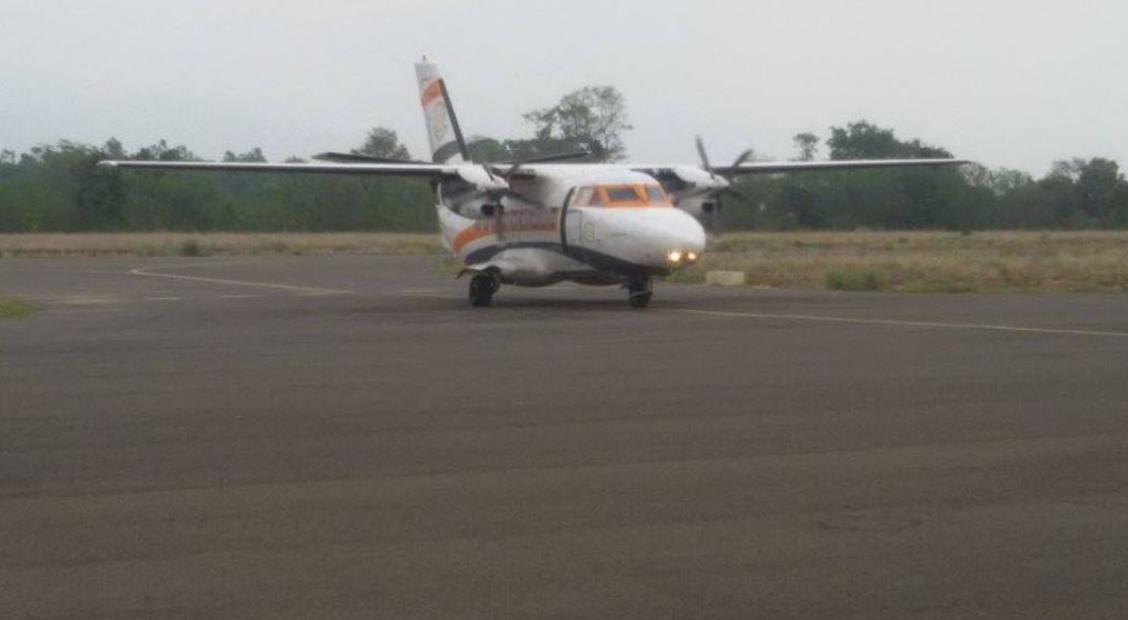 कालोपत्रको चरणमा बलेवा विमानस्थलको धावनमार्ग