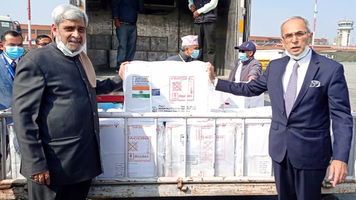 नेपाल आइपुग्यो कोरोनाविरुद्धको खोप