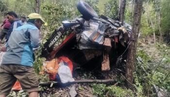 रोल्पा जिप दुर्घटना अपडेटः  मृतक ७ मध्ये ६ जनाको पहिचान खुल्यो