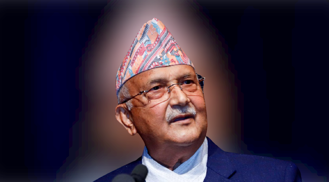 Outgoing PM Oli moves out from Baluwatar residence to Balkot