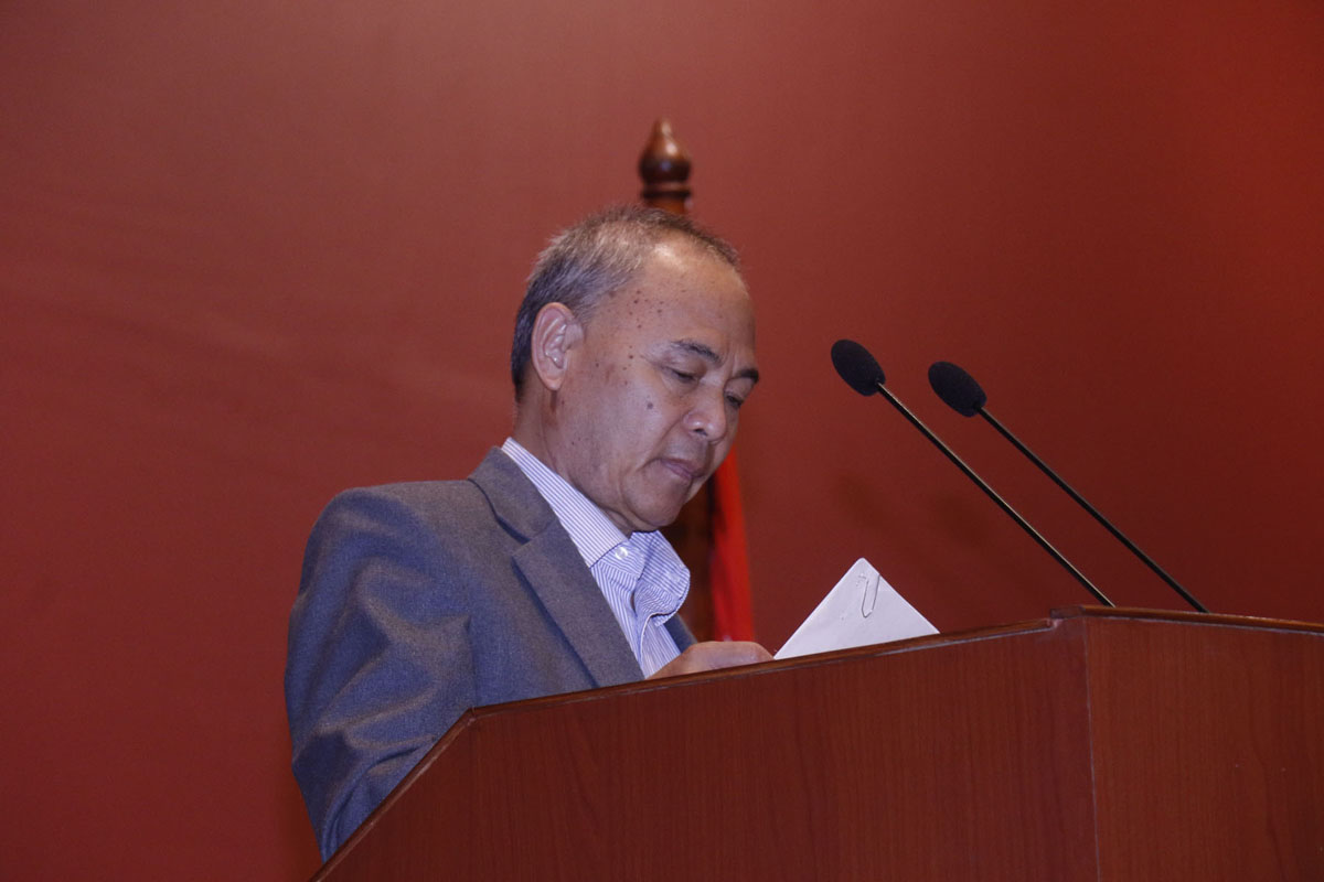 राष्ट्रियसभामा ‘रेल्वे विधेयक, २०७६’ पेश
