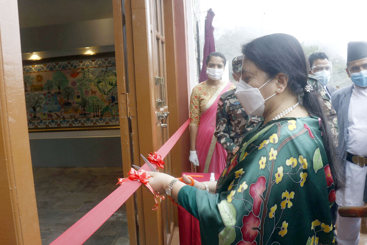 President Bhandari inaugurates War Museum