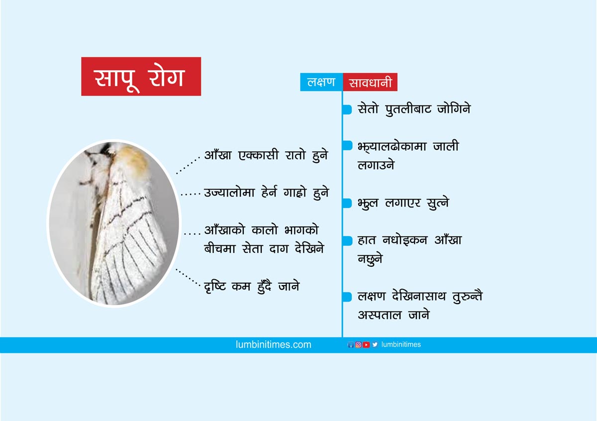 सेतो पुतलीले सार्ने शापू रोग कस्तो हो र कसरी जोगिने ?