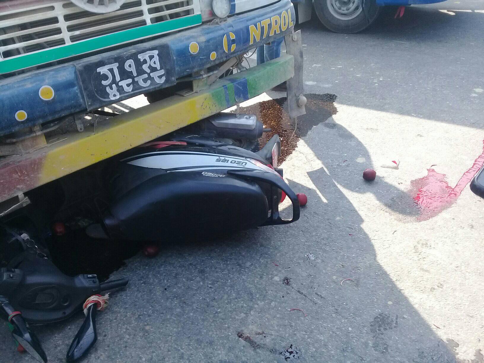 दुर्घटनाको फोटाे