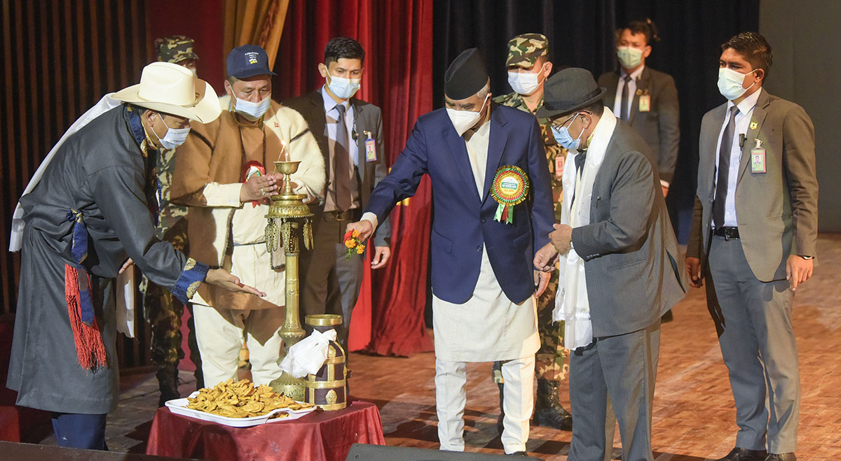 आदिवासी जनजातिको भाषा, संस्कृति र लिपिको संरक्षणका लागि सरकार गम्भीर  छ : प्रधानमन्त्री देउवा