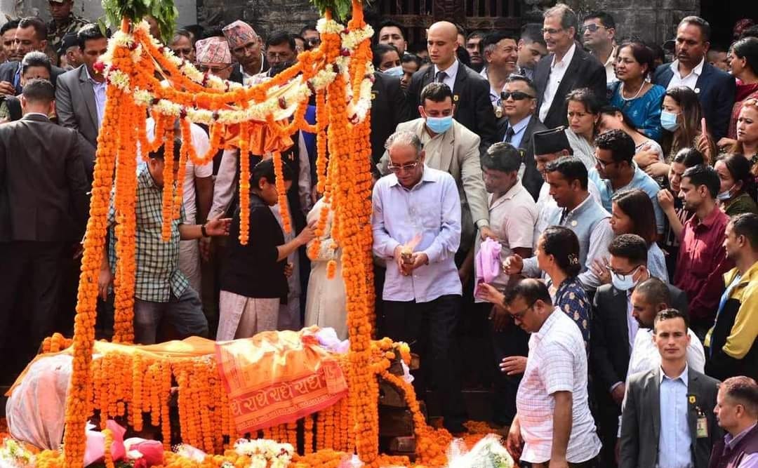 सिता दाहालको अन्तिम विदाई (फोटो फिचर)