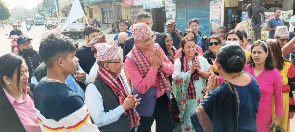 बुटवलमा एमालेले घरदैलो तीव्र पार्यो