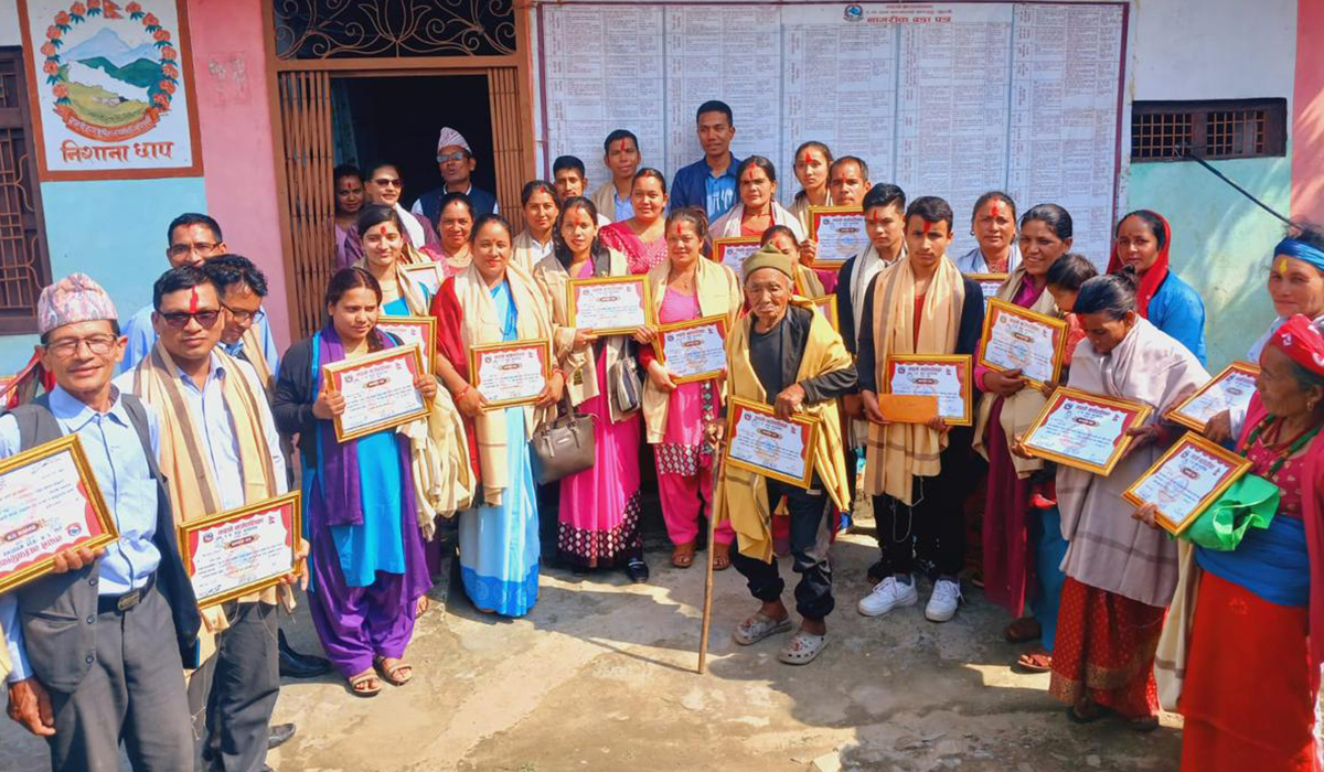 उमेर पुगेर विवाह गर्ने जोडीलाई सम्मान