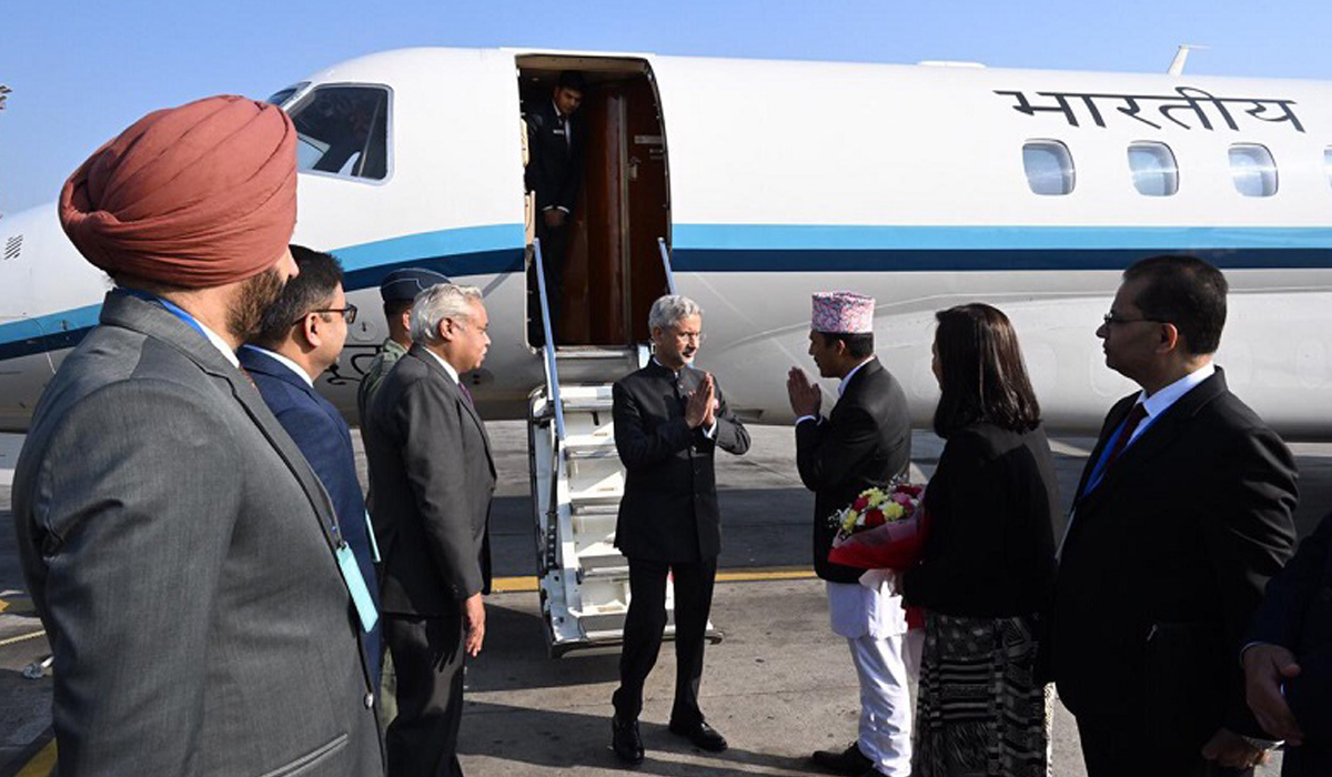 भारतीय विदेशमन्त्री जयशङ्कर काठमाडौंमा