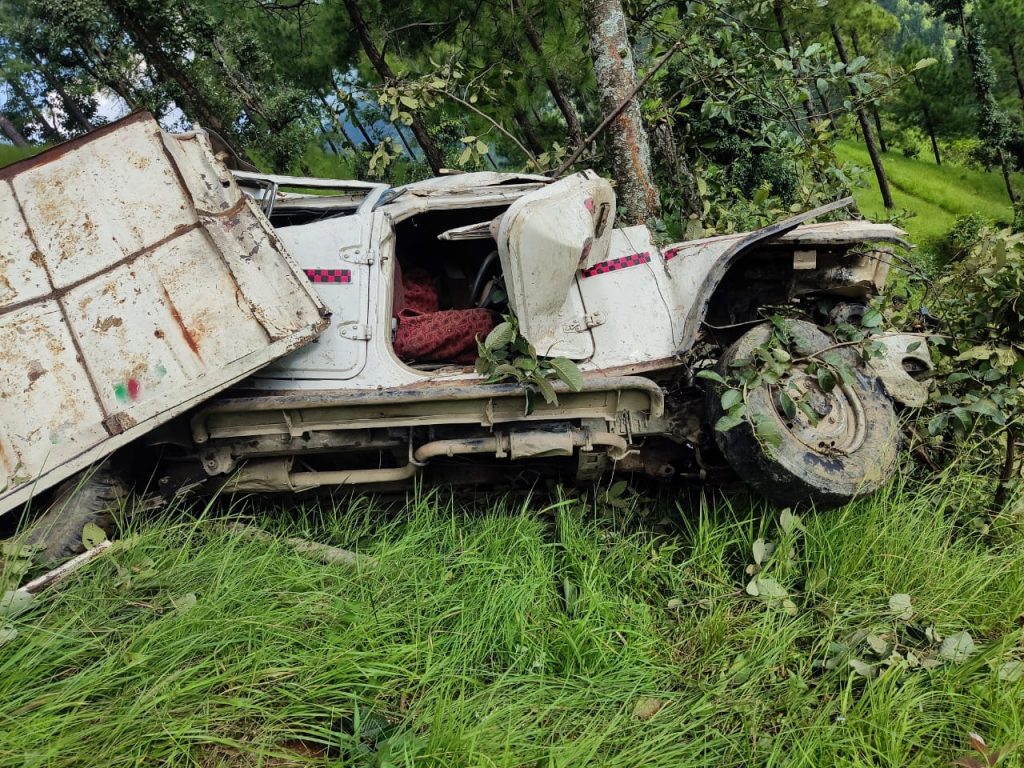 जीप दुर्घटनामा ५ जनाको मृत्यु