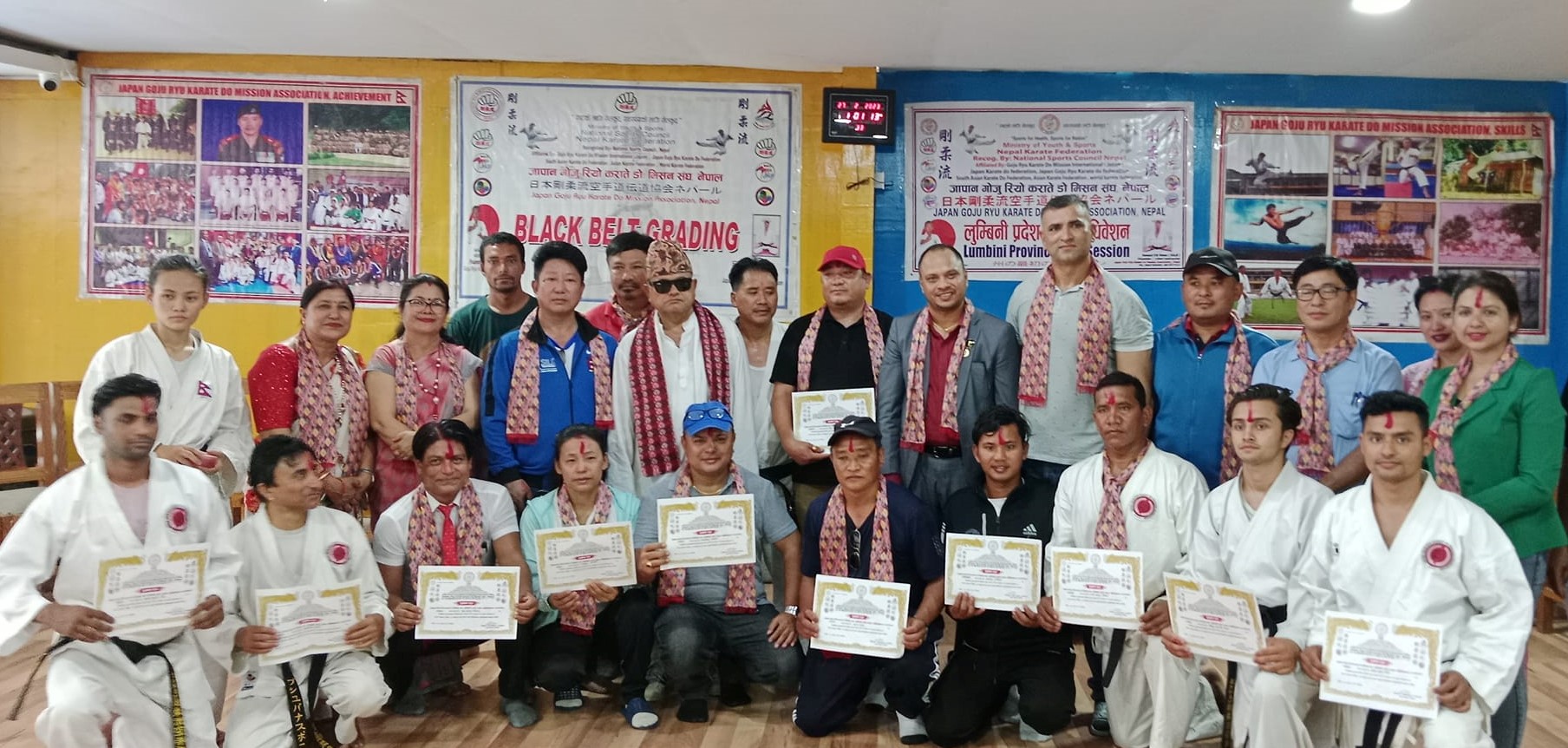 जापान गोजुरियो कराते डो मिसन संघको लुम्बिनी अध्यक्षमा प्रेम जिएम निर्वाचित