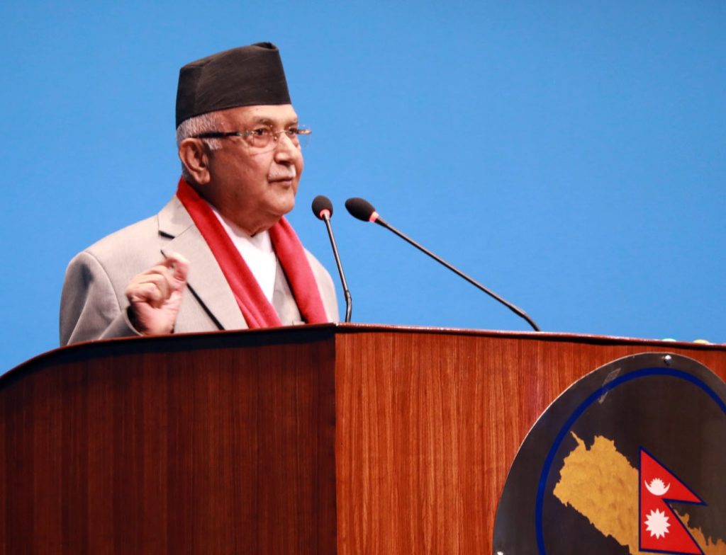 सधैँ सत्तामा रहनुपर्छ भन्ने मानसिकताले राजनीतिक स्थिरता हुन सकेन : अध्यक्ष ओली