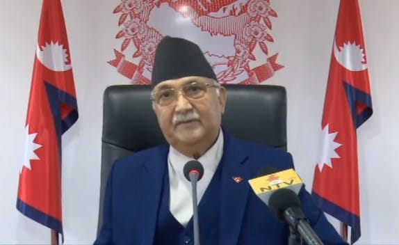 प्रधानमन्त्री ओलीको सम्बोधन: 'जनतामा जाने कुरा लोकतन्त्रको विरुद्ध हुनै सक्दैन' (पूर्ण पाठसहित)
