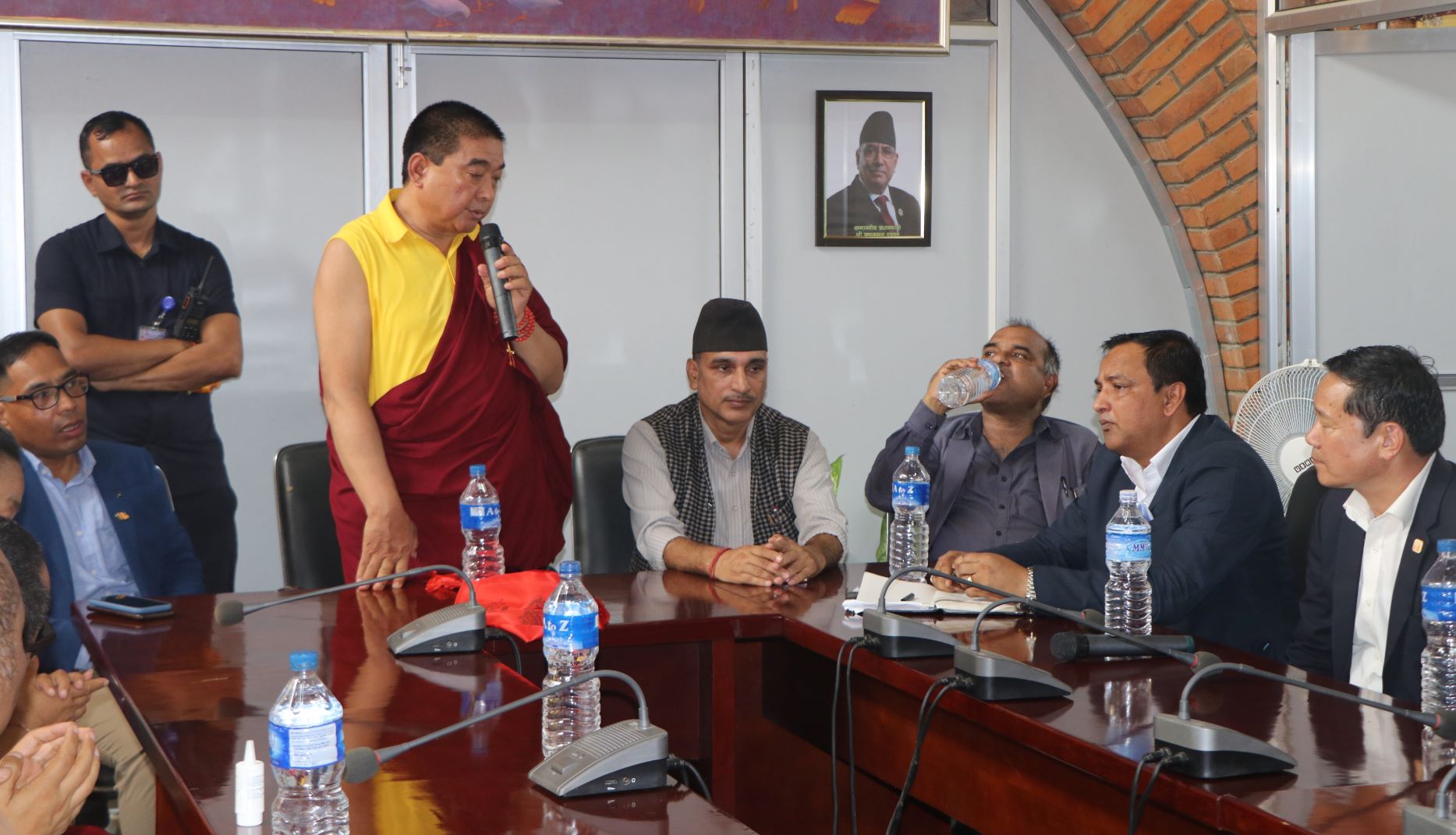 लुम्बिनी विकास कोषका नवनियुक्त उपाध्यक्ष लामाद्धारा पदभारग्रहण