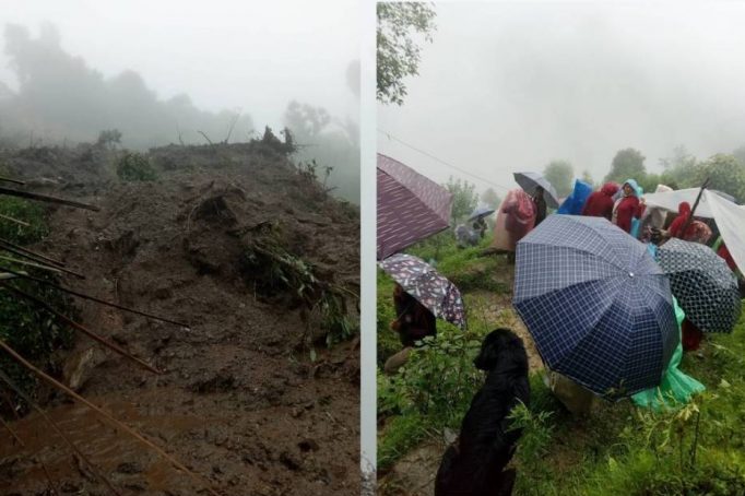 म्याग्दीको मालिका गाउँपालिकामा  पहिरोले घर बगाउँदा दुईको मृत्यु, तीन जना बेपत्ता