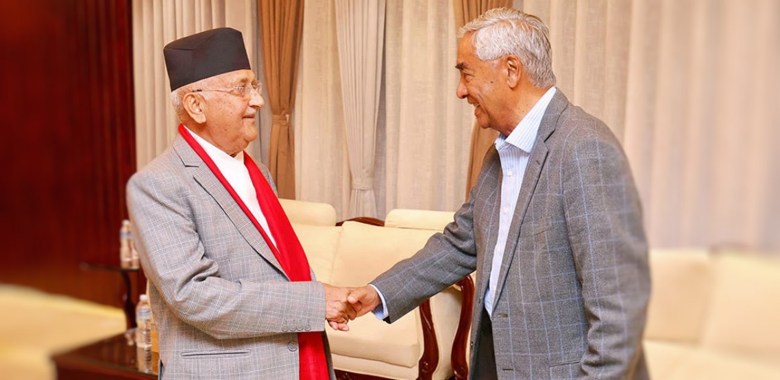 कांग्रेस र एमालेबीच सत्ता सहकार्यको सहमति