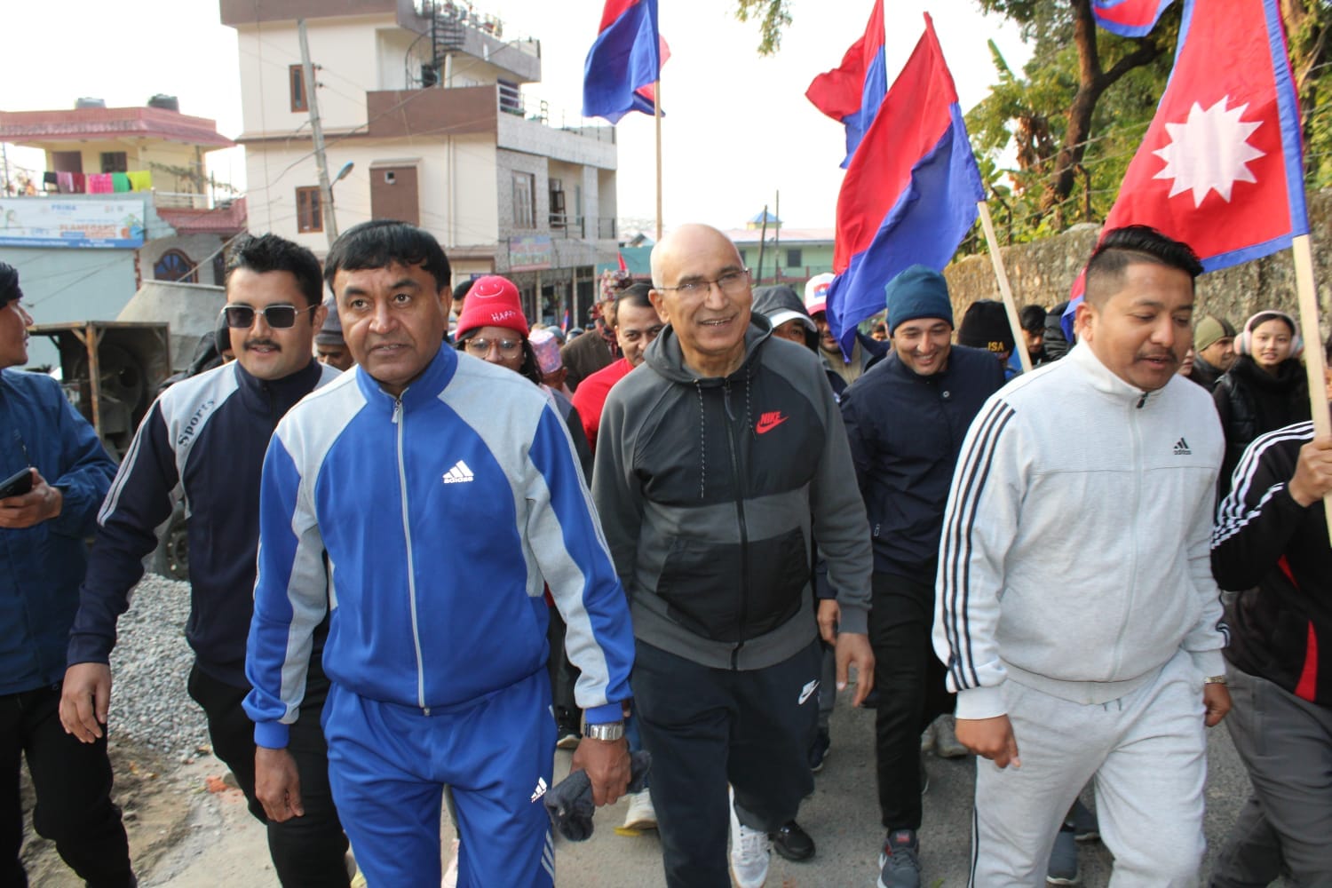 पर्यटकीय क्षेत्रको प्रचार गर्न युवा संघको पदयात्रा