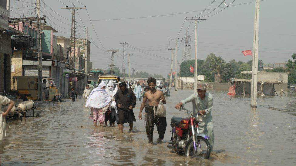 पाकिस्तानमा बाढीले एघार सयको ज्यान गयो