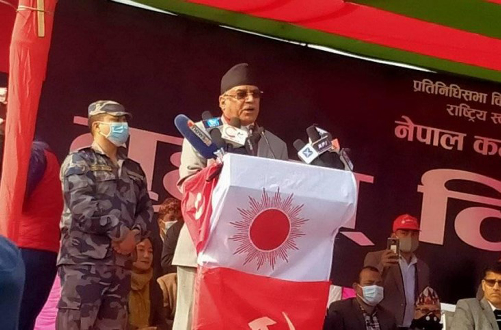 सडकमा पनि ओली एक तिहाइ मात्र हो: प्रचण्ड