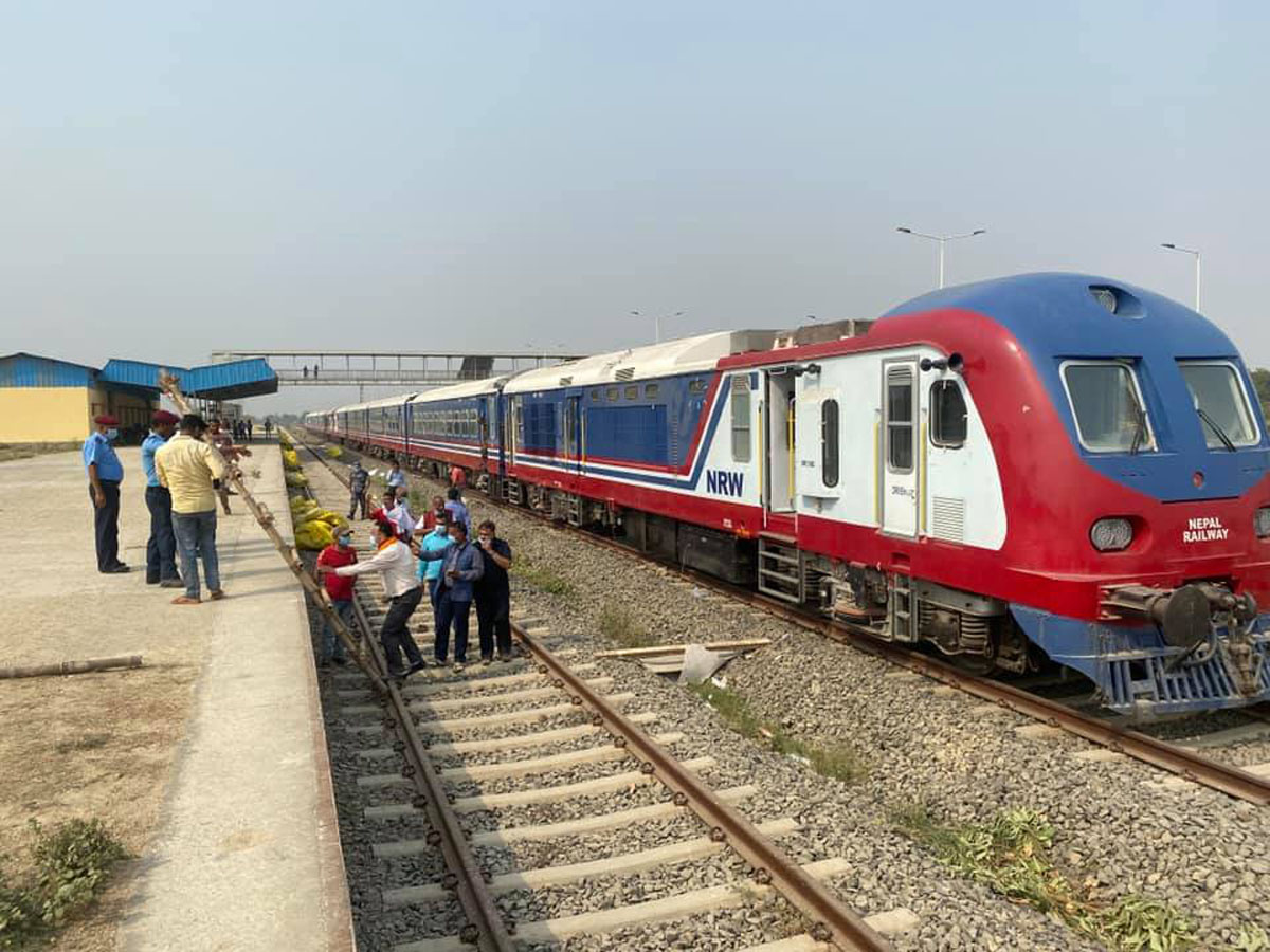 जयनगरबाट धनुषाको कुर्थासम्म वैशाखभित्रै रेल चल्ने