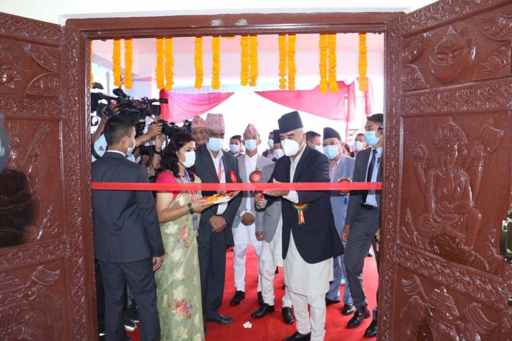 प्रधानमन्त्री देउवाबाट रासस केन्द्रीय कार्यालय भवनको उद्घाटन