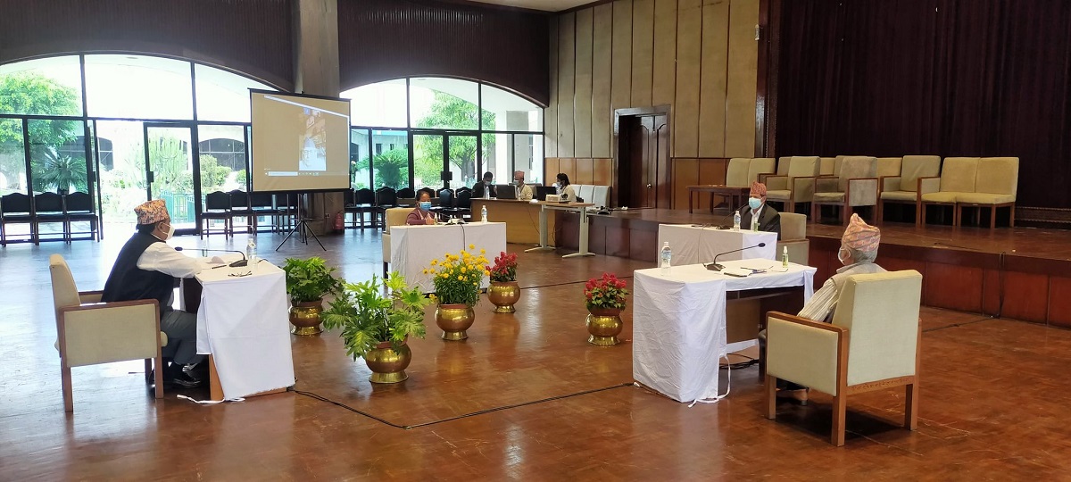 सभामुख सापकोटा र पूर्वसभामुखहरुबीच छलफल